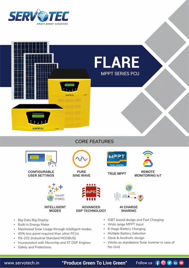 Flare MPPT SERIES PCU