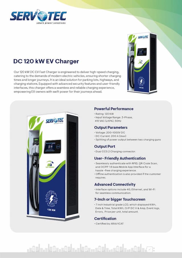 DC 120 kW EV Charger