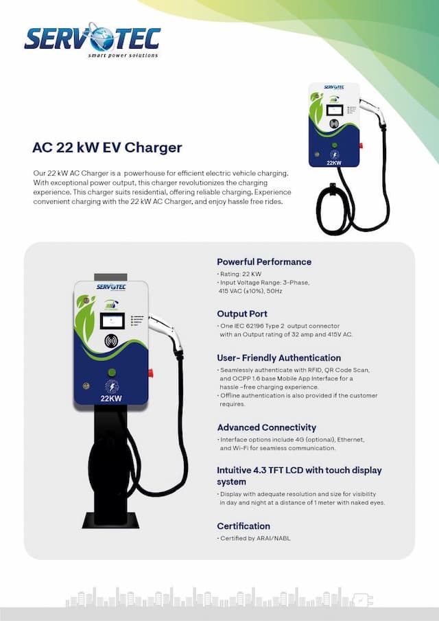 AC 22 kW EV Charger